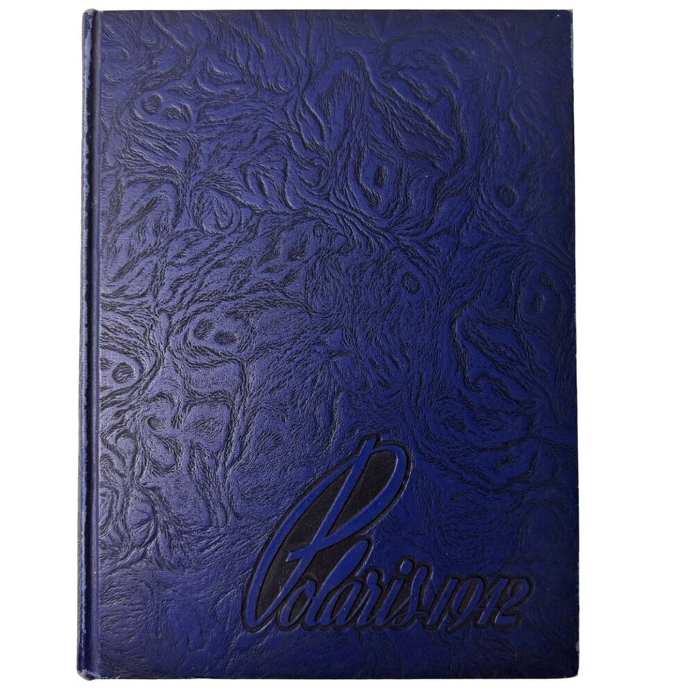 Polaris North High School Yearbook Vtg 1942 Blue Hardcover MPLS MN Memorabilia